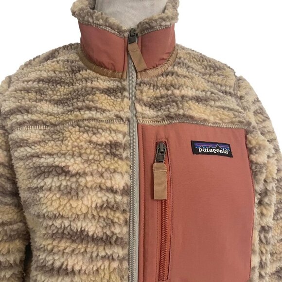 Patagonia Size Small  Retro X Jacket in Space Dye Oatmeal Sweater Teddy - Picture 3 of 8